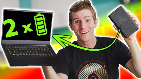 DOUBLE your Laptop Battery Life with External Power - Mophie Showcase