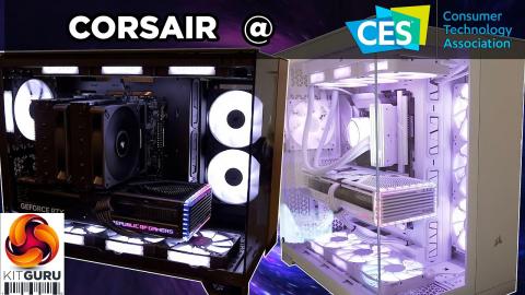 CES 2024: Corsair - Cases, coolers and pump tops !