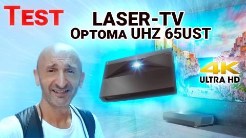 TEST : LASER-TV Optoma UHZ 65UST (Ultra HD/4K, HDR, 3D en 1080p...) !