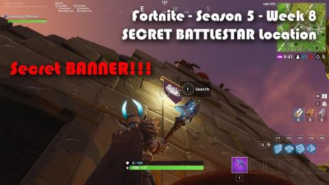 01 26 fortnite season 5 week 8 battlestar location road trip 8 secret - fortnite week 6 banner location season 8