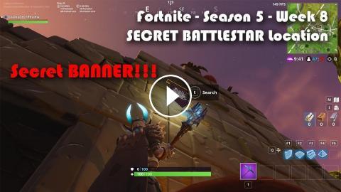 Fortnite season 8 week 7 battle star location Fortnite season 8 week 7 battle star location