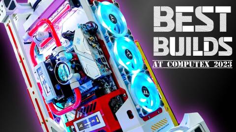 THE BEST Custom Water Cooled Gaming PC Builds 2023 Computex