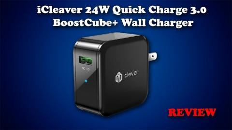 iCleaver 24W Quick Charge 3.0 BoostCube+ Wall Charger Review