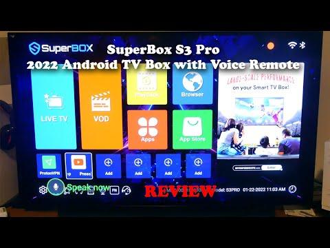 SuperBox S3 Pro 2022 Android TV Box with Voice Remote REVIEW   Cut The Cord!