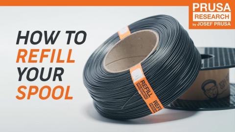 How to refill your Prusament Refill spool