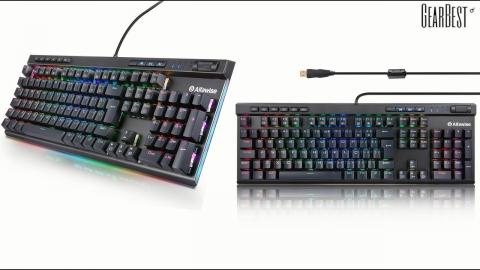 Mechanical Keyboard Alfawise V2 w/ Colorful Backlights - GearBest