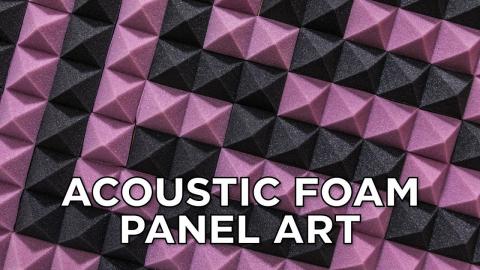 Acoustic Foam Panel Art