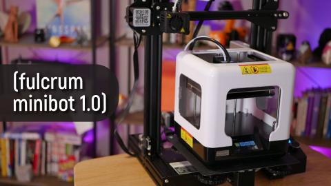 Is this the cutest 3D Printer? Fulcrum Minibot 1.0 Review