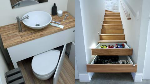 Amazing Home Ideas and Ingenious Space Saving Designs