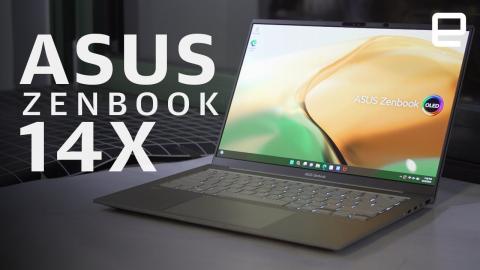 ASUS Zenbook 14X hands-on at CES 2023