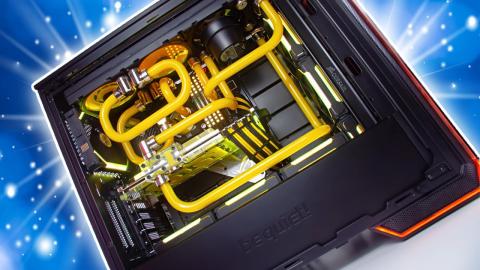 Is this PC cooled with Orange Juice!?! ????