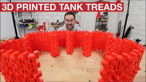 3D PRINTED TREADS FOR THE BIG TANK