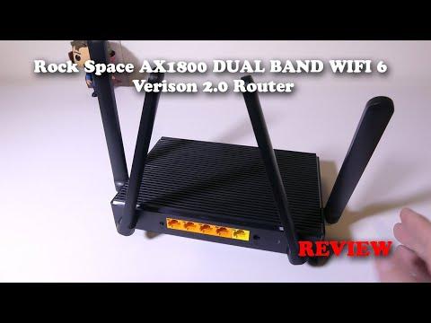 Rock Space AX1800 DUAL BAND WIFI 6 Router REVIEW