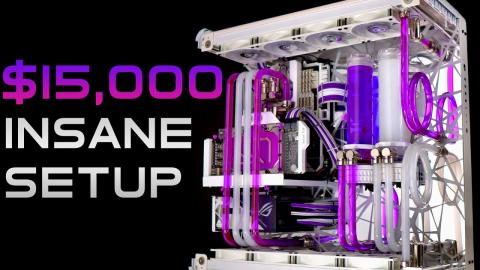 DREAM $15,000 Custom Water Cooled Gaming PC Build