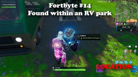 Fortbyte #14 - Found within an RV park LOCATION - Fortnite