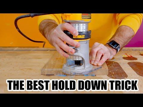 The ultimate hold-down trick for woodworkers #shorts