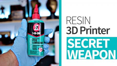 Get more successful Resin 3D Prints with this trick - 3-In-One PTFE Lubricant