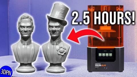 Haunted Mansion Busts on Prusa SL1S FAST!