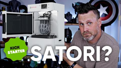 Satori VL2800 Large Resin 3D Printer Kickstarter