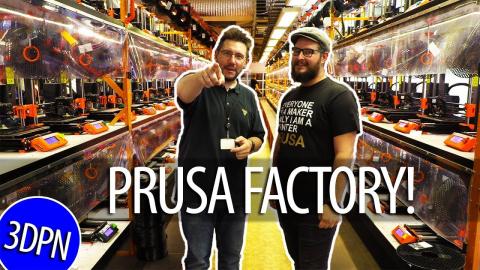 Prusa Factory Tour! Print Farm / Prusament / SL1 / MK3S / Prusa Lab!