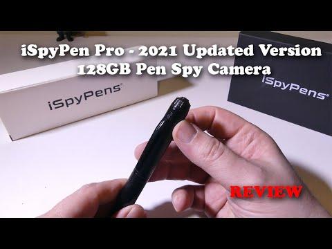 iSpyPen Pro - 2021 Updated Version 128GB Pen Spy Camera REVIEW