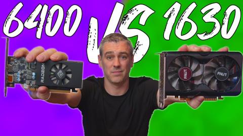 Radeon RX 6400 Vs GeForce GTX 1630 Showdown!!!
