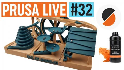PrusaSlicer 2.4 alpha, guest Out Of Marbles, Prusament Resin and more! - PRUSA LIVE #32