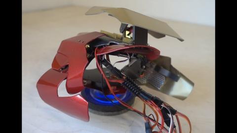 MOTORIZED Iron Man laser glove, incl 6 servos !!!