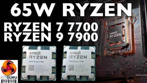 AMD 65W Review - Ryzen 7 7700 & Ryzen 9 7900