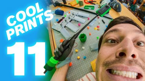 Cool Prints 11 // Musical Cyborg, OP-1 Drum Kit, 360 Camera Mounts, and More!