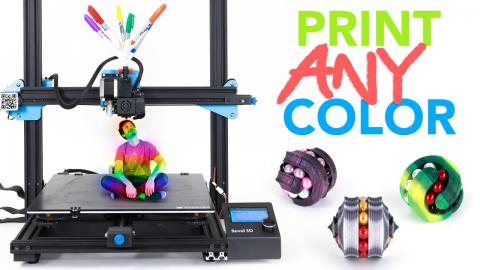 3D Printing Custom Colors with Markers?!