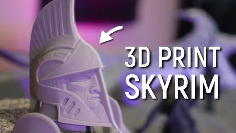 How to 3D Print SKYRIM (10 Years Later!)