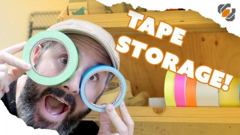 One Day Build: Adhesive Tape Rack in my Prop Shop