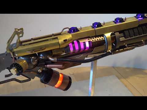 5000 $ custom build: Heavy Steampunk Laser Rifle