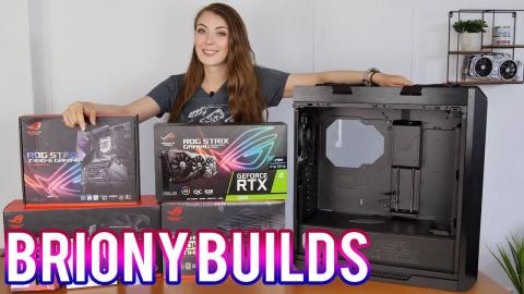BRIONY BUILDS into ASUS ROG HELIOS - The £270 PC Case!