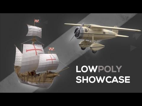 Lowpoly Models - 3D Showcase
