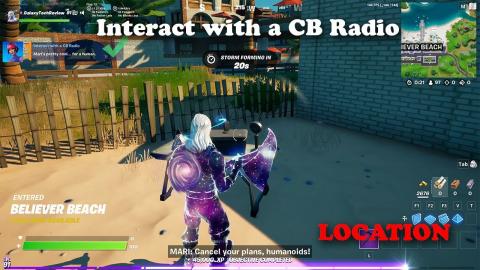 Interact with a CB Radio Location - Fortnite
