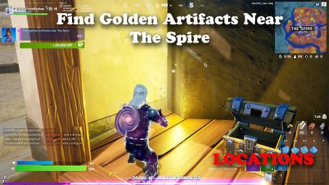 Find Golden Artifacts Near The Spire LOCATIONS