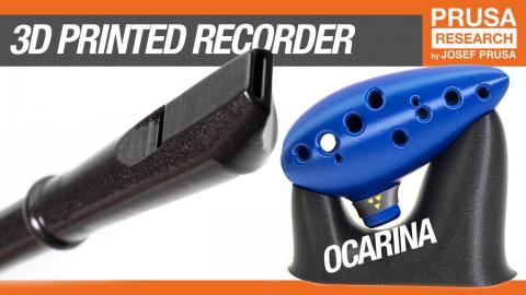 3D print a Recorder, an Ocarina or a Kazoo - print a musical instrument!