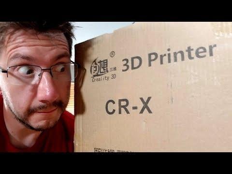 Creality CR-X Unboxing & Setup! (Was Live)