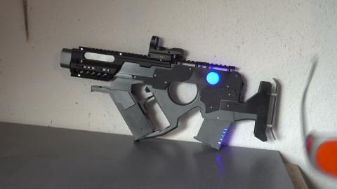 Custom Cyberpunk Laser SMG demo