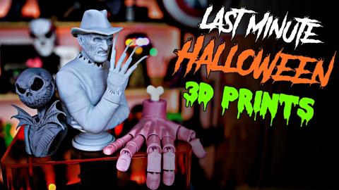 5 Last Minute Halloween 2020 3D Printing Projects