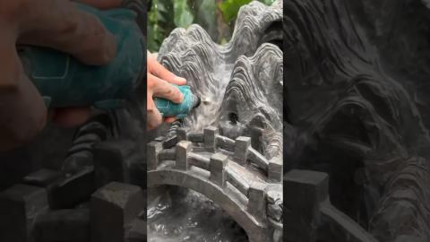 Satisfying Stone Carving Work ???????????????? #satisfying #diy #shorts