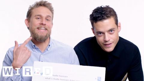 Rami Malek & Charlie Hunnam Answer the Web's Most Searched Questions | WIRED