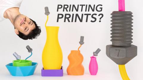 Printception // 3D Printing 3D Print-looking Prints feat. Fusion 360