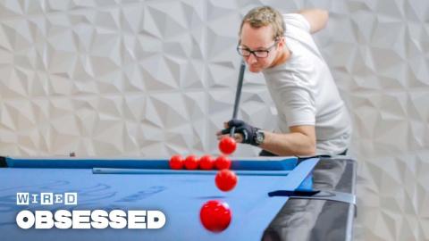 How This Trick Shot Artist Invented 10,000+ Pool Shots | Obsessed | WIRED