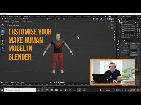 Importing your Make Human Model into Blender - Part II