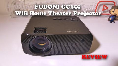 FUDONI GC355 Wifi Home Theater Projector REVIEW