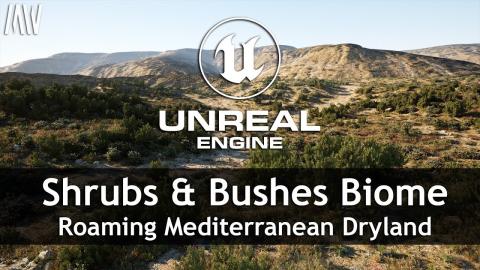 MAWI Shrubs & Bushes | Unreal Engine 5.1 | Roaming at Dawn #unrealengine #UE5 #gamedev