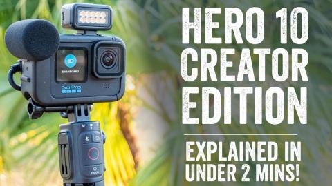 GoPro Hero 10 Creators Edition: Hands-On Explainer (Under 2 Mins!)